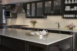 IceStone countertop in Alpine White IceStone countertop in Alpine White