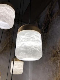 Natural Alabaster Copper lighting pendant Natural Alabaster Copper lighting pendant