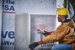 Dupont Tyvek DrainVent install Dupont Tyvek DrainVent install