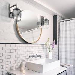 7 Niche Modern Encalmo Grand Sconce Bath Installation 7 Niche Modern Encalmo Grand Sconce Bath Installation