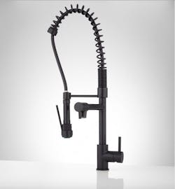 4 Signature Hardware Levi Pro Style Three handle Faucet 4 Signature Hardware Levi Pro Style Three handle Faucet