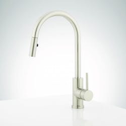 3 Signature Hardware Ravenel Single Handle pull down Stainless Steel 3 Signature Hardware Ravenel Single Handle pull down Stainless Steel