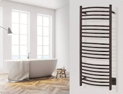 WarmlyYours Bellagio Towel Warmer Oil Rubbed Bronze WarmlyYours Bellagio Towel Warmer Oil Rubbed Bronze