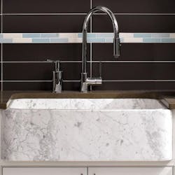 Luxury Carrara marble kitchen sink Luxury Carrara marble kitchen sink