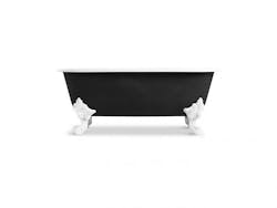 Kallista black freestanding clawfoot bathtub Kallista black freestanding clawfoot bathtub