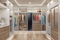 Samsung AirDresser Lifestyle Shot Closet Samsung AirDresser Lifestyle Shot Closet