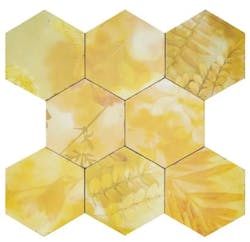 Hexagon yellow wall floor tile Hexagon yellow wall floor tile