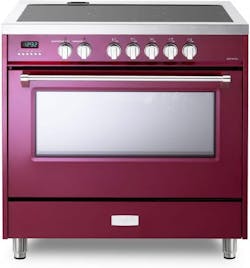 Verona Designer Series induction range burgundy Verona Designer Series induction range burgundy