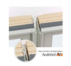 Andersen’s Easy Connect Joining System is by design a labor saver Andersen’s Easy Connect Joining System is by design a labor saver