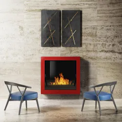 Olmar Square Sanitizing Fireplace Min