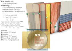 UFP Retail Solutions/ProWood UL V343 Fire-Retardant Wall Assembly UFP Retail Solutions/ProWood UL V343 Fire-Retardant Wall Assembly