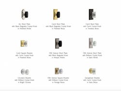 GRANDEUR HARDWARE REVEALS NEW OPTIONS FOR CRYSTAL KNOBS GRANDEUR HARDWARE REVEALS NEW OPTIONS FOR CRYSTAL KNOBS