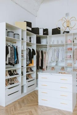 Islands in closets are a 2023 closet design trends Islands in closets are a 2023 closet design trends