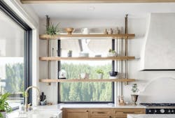 Open shelves are a 2023 kitchen design trend Open shelves are a 2023 kitchen design trend