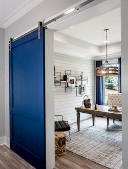 Pocket office with sliding door Pocket office with sliding door