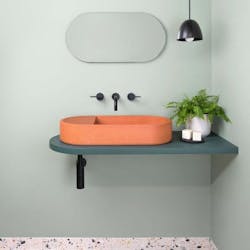concrete orange bathroom sink concrete orange bathroom sink