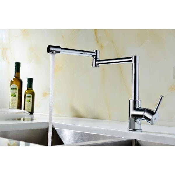 Manis Series Deck-Mounted Pot Filler in Polished Chrome Manis Series Deck-Mounted Pot Filler in Polished Chrome