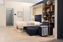 Clei, A Partner Of 'making Room,' Provided Modular Sofa, Bed, And Storage Units Clei, A Partner Of 'making Room,' Provided Modular Sofa, Bed, And Storage Units