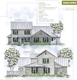 Larry Garnett design for a duplex home Larry Garnett design for a duplex home