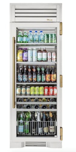 True Residential glass-door beverage column True Residential glass-door beverage column