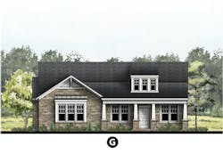 The Delray home design elevation G The Delray home design elevation G