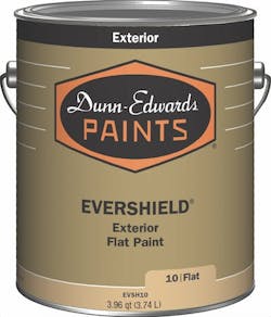 can of low-VOC Dunn-Edwards acrylic paint can of low-VOC Dunn-Edwards acrylic paint
