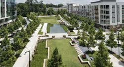 Park beside AMLI Residential's Buckhead apartment complex in Atlanta Park beside AMLI Residential's Buckhead apartment complex in Atlanta