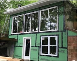 Reconstructing The Wall Of A Cabin Reconstructing The Wall Of A Cabin