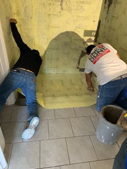 applying sheet wall membrane applying sheet wall membrane