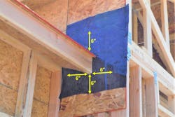 water proofing membrane where fascia and wall meet water proofing membrane where fascia and wall meet