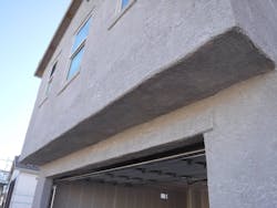 Stucco drainage mat example Stucco drainage mat example