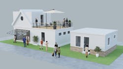 Boxabl Casita prototype at 2023 International Builders' Show Boxabl Casita prototype at 2023 International Builders' Show