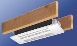 The New American Home 2021 uses Mitsubishi's EZ Fit ceiling cassettes for HVAC The New American Home 2021 uses Mitsubishi's EZ Fit ceiling cassettes for HVAC
