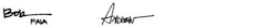 Bob And Andrew Signatures 1