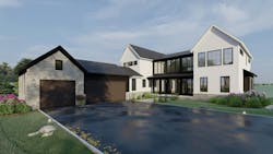 3D Model of single family home 3D Model of single family home