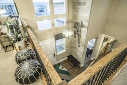 Interior installation of Span Hewn Stone from Cultured Stone Interior installation of Span Hewn Stone from Cultured Stone