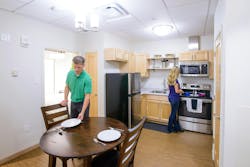 The Well Living Lab small apartment size interior kitchen The Well Living Lab small apartment size interior kitchen