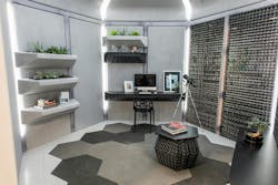 Prototype lunar habitat interior 3D printed Prototype lunar habitat interior 3D printed