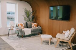 BioHome3D printed home living room BioHome3D printed home living room