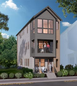 Rendering of house Rendering of house