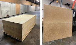 Alternative structural panel made with grass Alternative structural panel made with grass