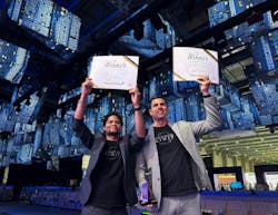 Carbon Limit startup founders winning award Carbon Limit startup founders winning award