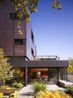 Copper Development Association Orchard Willow Residence Wheeler Kearns Architects Credit Steve Hall Hedrich Blessing alt side into living Copper Development Association Orchard Willow Residence Wheeler Kearns Architects Credit Steve Hall Hedrich Blessing alt side into living