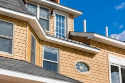 Tando Derby Building Products Beach House Shake Bayshore House close up Tando Derby Building Products Beach House Shake Bayshore House close up