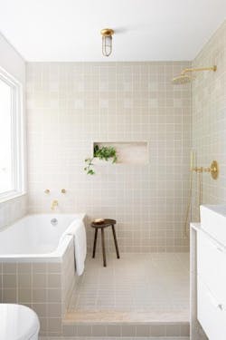 Robert McKinley Studio Federal bath Shower with tub Robert McKinley Studio Federal bath Shower with tub