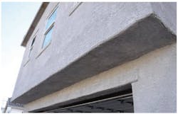 Stucco Wrapped Overhang Stucco Wrapped Overhang