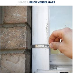 brick veneer gaps brick veneer gaps