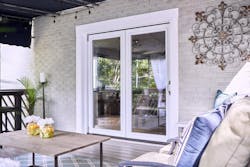 Jeld Wen F-2500 Folding Patio Door exterior closed Jeld Wen F-2500 Folding Patio Door exterior closed