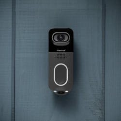 Maximus Lighting Answer DualCam Smart Video Doorbell lifestyle night Maximus Lighting Answer DualCam Smart Video Doorbell lifestyle night