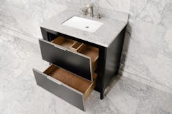 Iceera Canto Vanity Black Open drawers Iceera Canto Vanity Black Open drawers